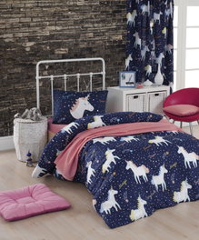 L'essentiel linge de maison Magic Unicorn - Azul oscuro